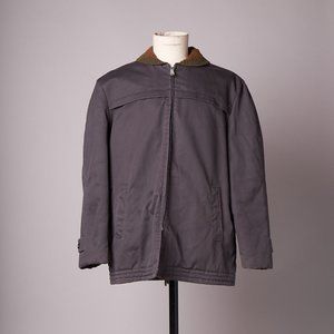 Vintage 1970s Aldens Men's Gray Coat